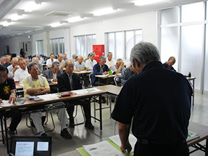 市町GG協会会長研修会の様子