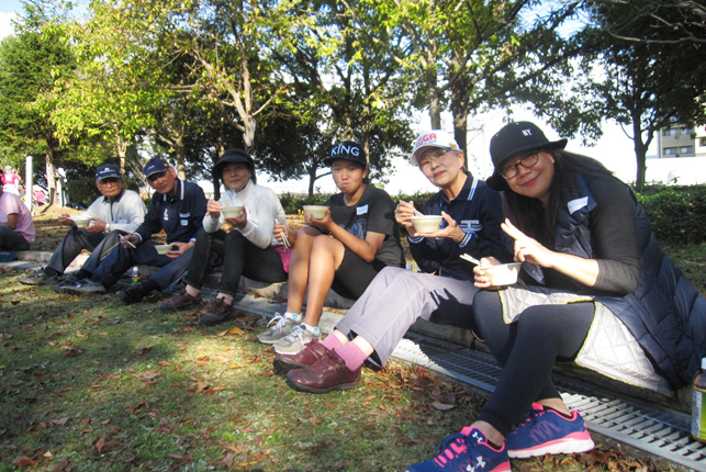 鳥栖市で外国人とグラウンド・ゴルフ交流大会